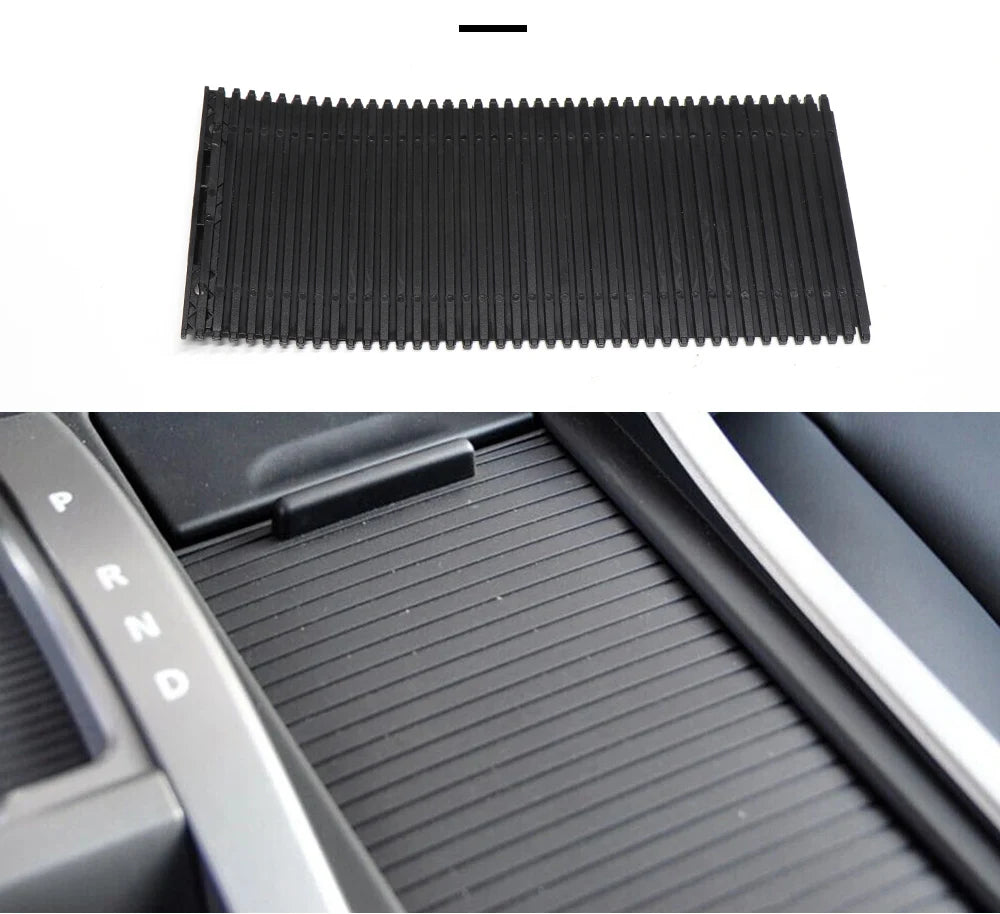 Center Console Cup Holder Cover Sliding Roller Blind Shutter Curtain Cover For Land Rover Range Sport 2005-2009