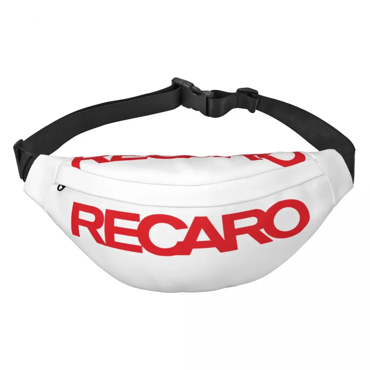 Casual Recaro Houndstooth Fanny Pack for Traveling Women Men Sling Crossbody Waist Bag Phone Money Pouch