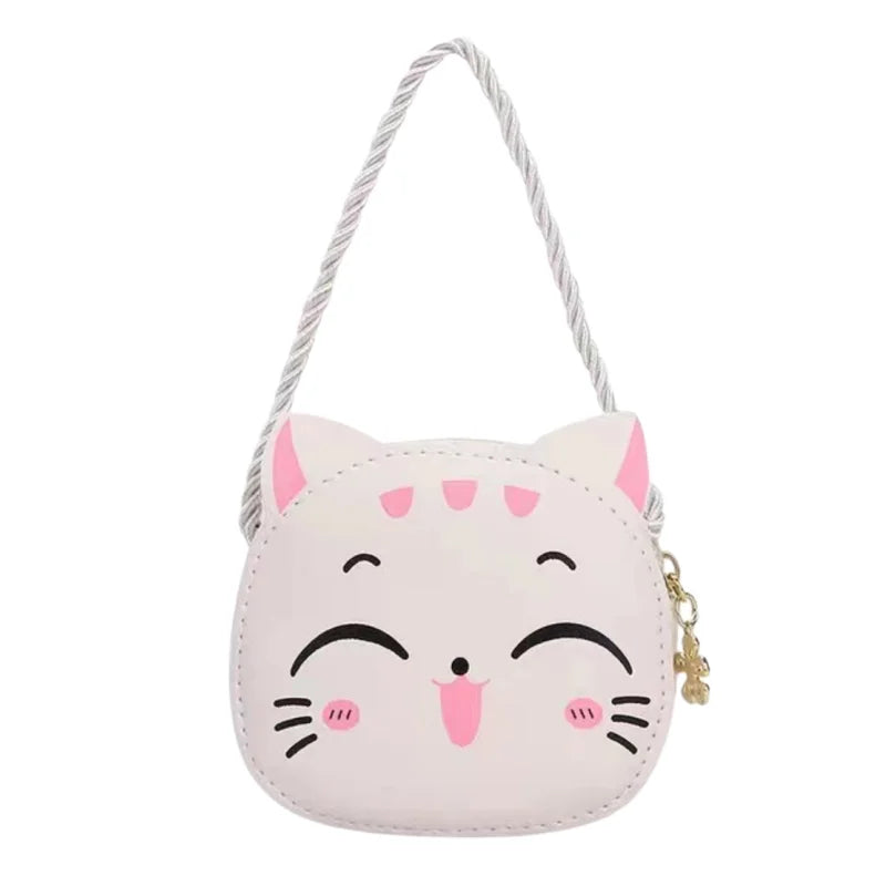 Cartoon Kids Bag Fashion Cute Cat Crossbody Bag Coin Wallet Lovely Hand Bags for Boys and Girls Mini Shoulder Bags