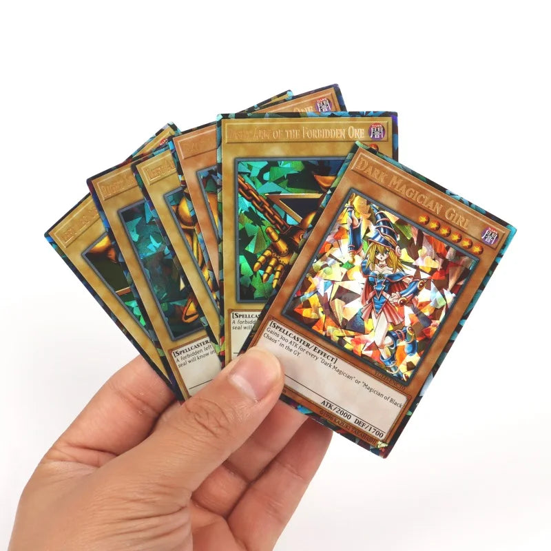 66-148PCS Yugioh Cards with Tin Box Yu Gi Oh Card English Holographic Golden Letter Duel Links Game Card Blue Eyes Exodia