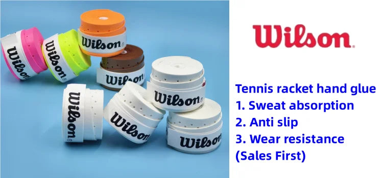 24/12 Pcs Wilson Hand Glue Non-slip Belt Tennis Racket Grip Tape Anti-slip Band Fishing Pole Sweatband Pu Handle