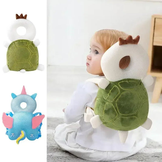 Baby Head Protector Backpack Pillow For Kids 1-3 Y Toddler Children Soft PP Cotton Protective Cushion Cartoon Security Pillows