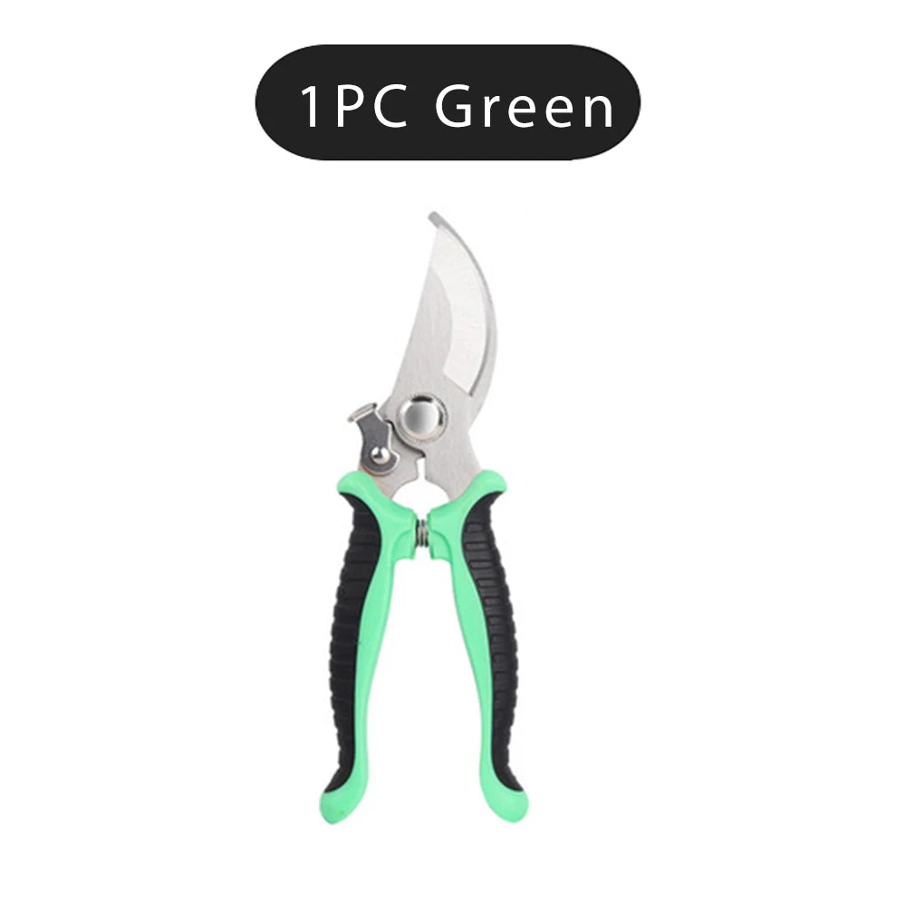 1Pcs Pruner Garden Scissors Professional Sharp Bypass Pruning Shears Tree Trimmers Secateurs Hand Clippers Garden Beak Scissors