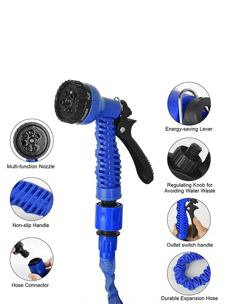 2024New, High-Pressure Expandable Magic Hose, Car Wash Pipe, Home Garden Watering Hose, Multi-Function, Gardening Cleaning,