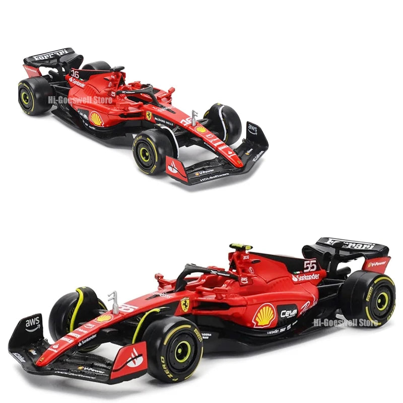 Bburago 1:43 Aston Martin AMR23 Mercedes W14 Red Bull RB19 Miami GP Ferrari SF23 Alpine A523 F1 Model Formula Car Static Racing