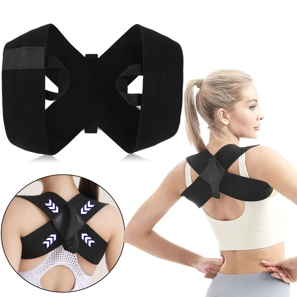 Breathable Soft Elastic Fabric Hunchback Corrector Anti-camel High Tensile Posture Correction Belt Waist Widening