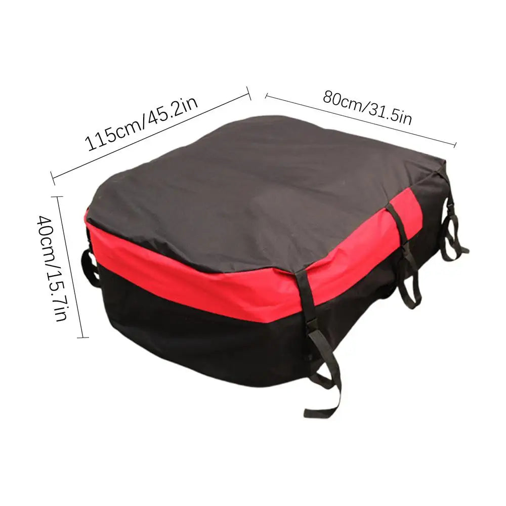 Car Top Carrier Waterproof Roof Bag Roof Rack Luggage Box Travel Accessories Car Topper Luggage With Buckle Strap For Cars