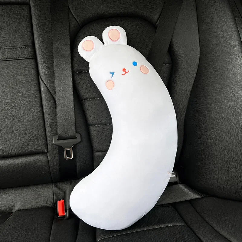 Car Safety Belt Cover Baby Seat Belt Protector Neck Cushion Sleeping Head Support Unicorn Cute Pillow Belt for Children Girl Boy