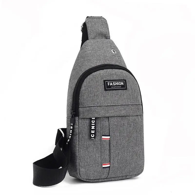 Chest Bag Man Messenger Bag New Nylon Canvas Casual Sports Travel Chest Bag Single Shoulder MEN'S Style