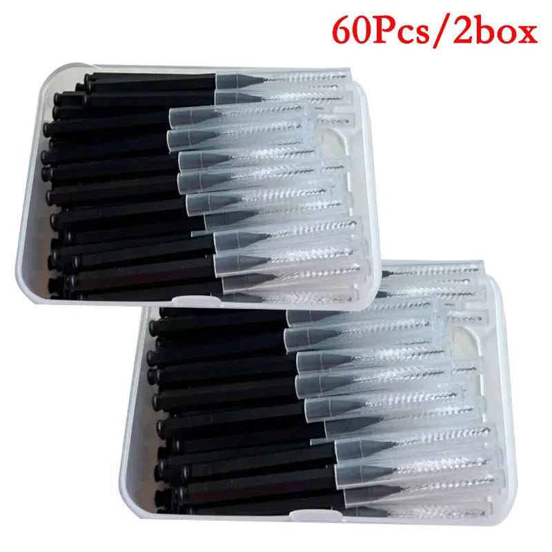 30/60/120Pcs Interdental Brushes Health Care Tooth Escova Interdental Cleaners Orthodontic Dental Teeth Brush Oral Hygiene Tool