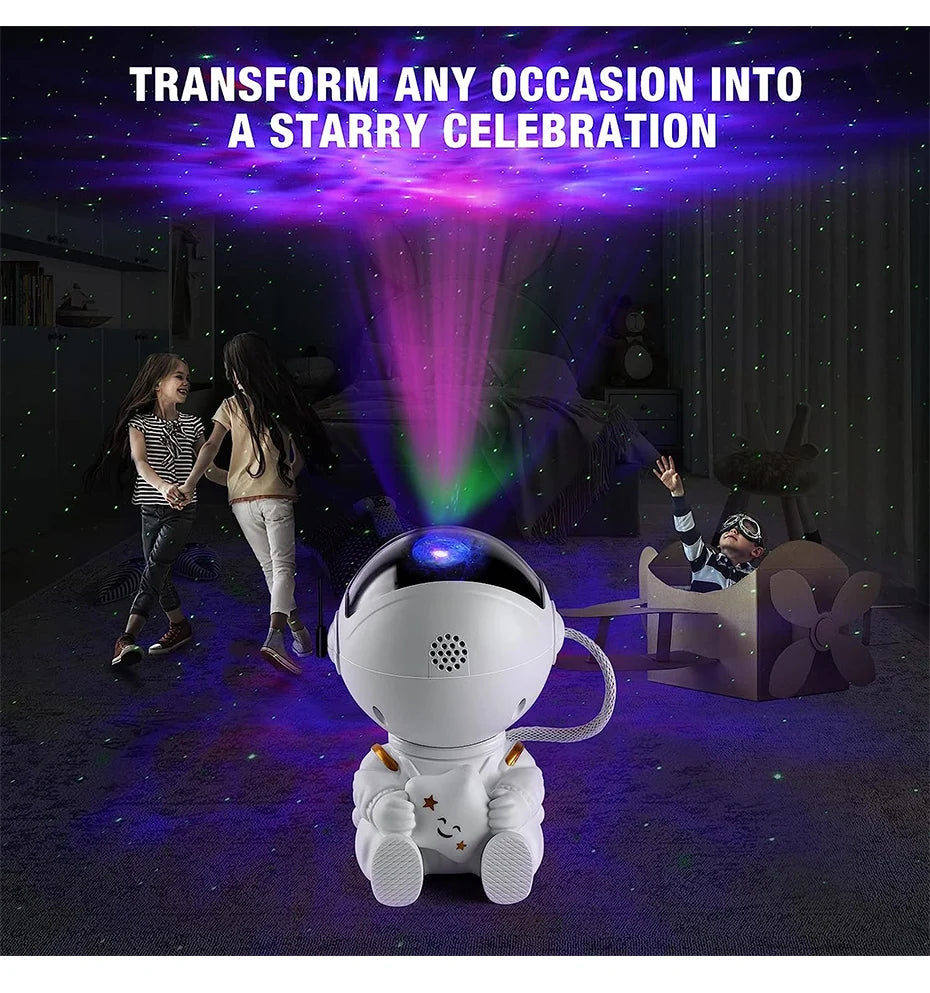 Astronaut projection light Galaxy projector LED night light starry sky atmosphere light desktop decoration light bedroom home ch