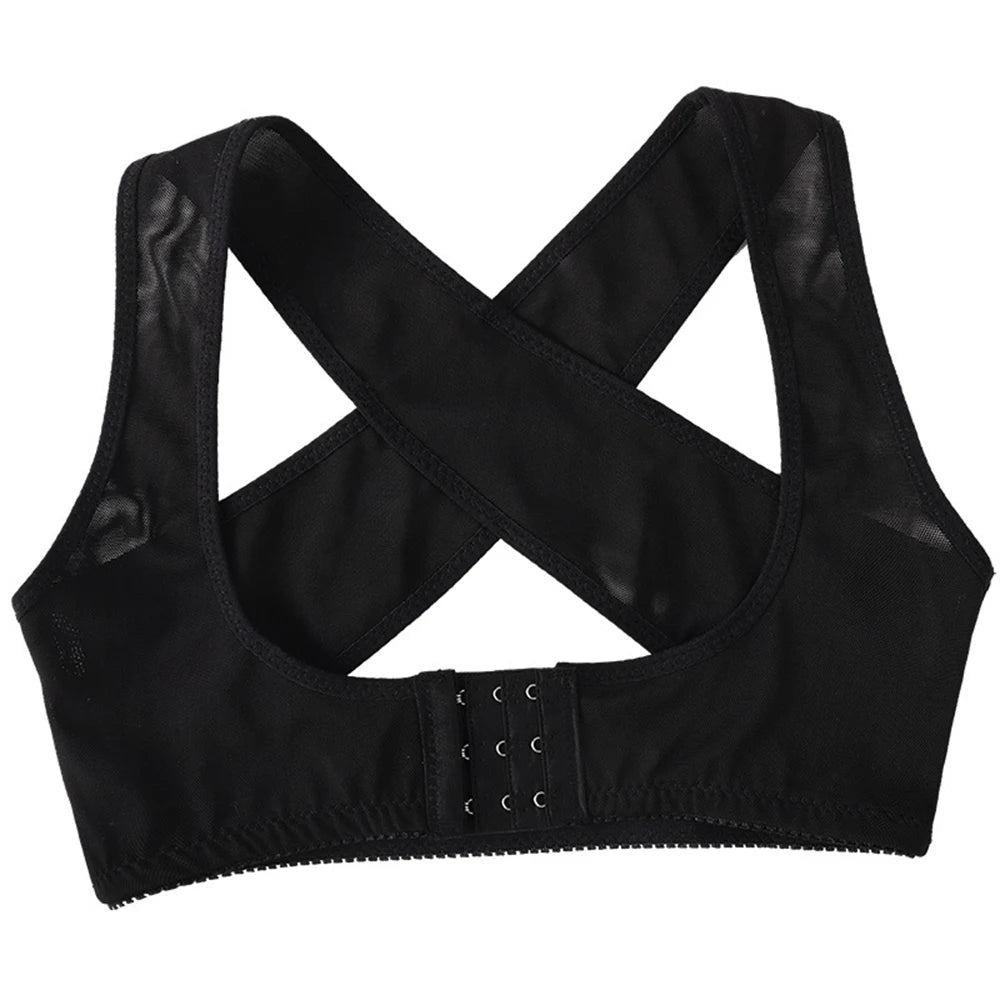 2023 Women Back Posture Corrector Shoulder Support Brace Belt Anti Hunchback Spine Chest Bra Up Correction Health Care Orthotic