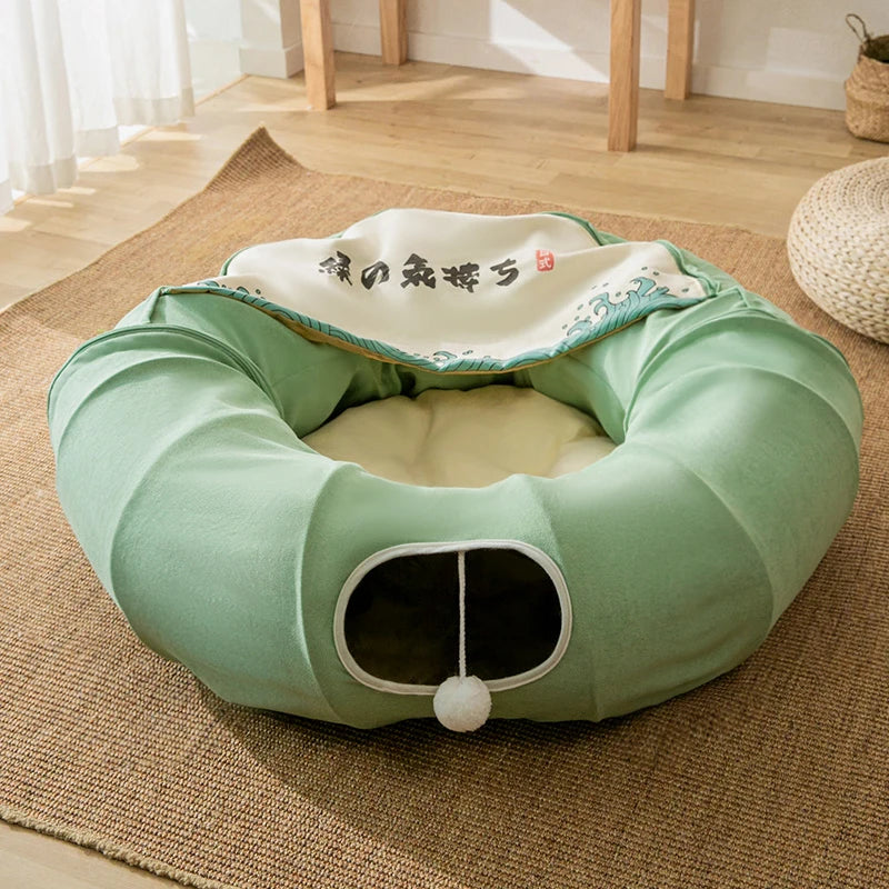 Cat Nest Tunnel Donut Cat a Facility for Children to Bore Tunnel Pet Supplies