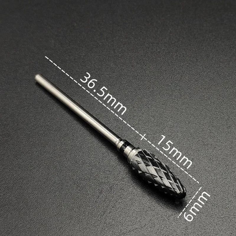 Ceramic Carbide Nail Drill Bit Rotate Burr Milling Nail Cutter Bits Electric Drill Machine For Manicure Pedicure Tools