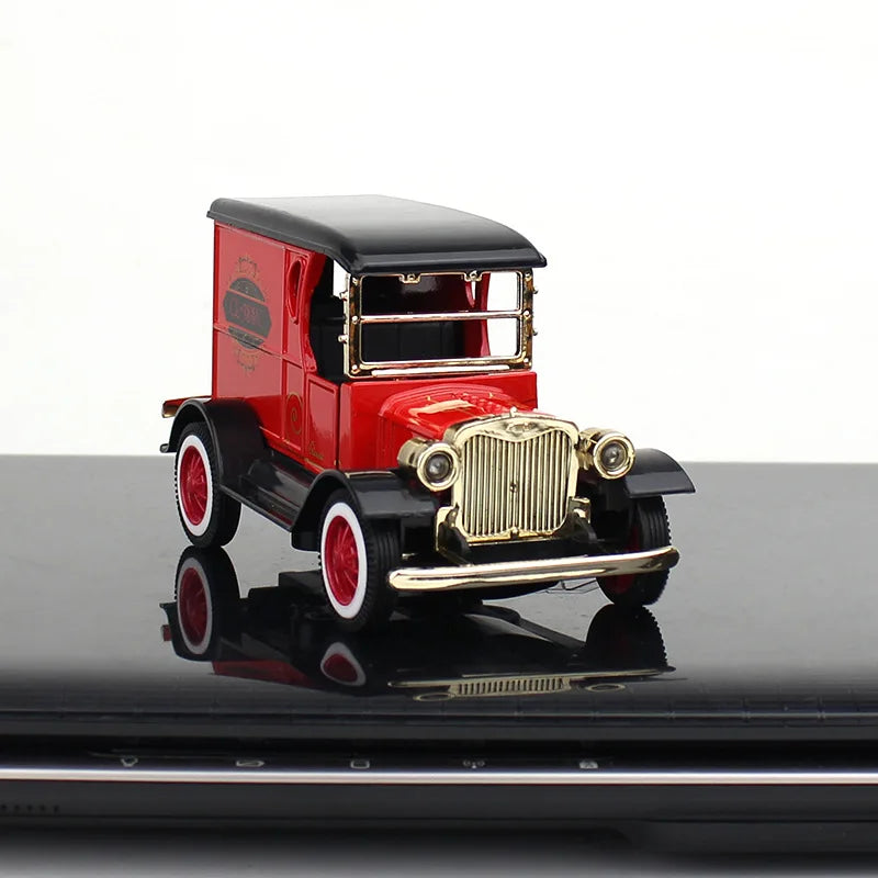 1pc Retro Alloy Car Model FT Vintage Car Metal Ford Car Gift for Boy Collection Toys