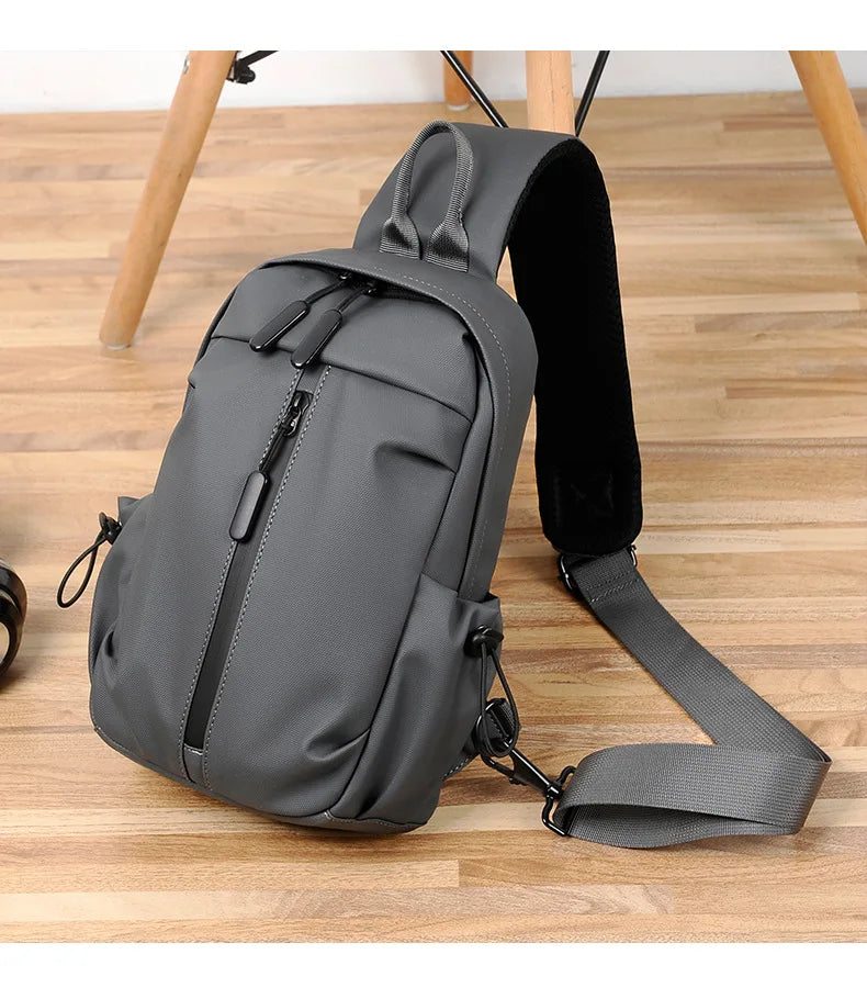 2023 New Multifunctional Chest Bag Men Chest Bag Outdoor Casual Fashion One Shoulder Crossbody Bag