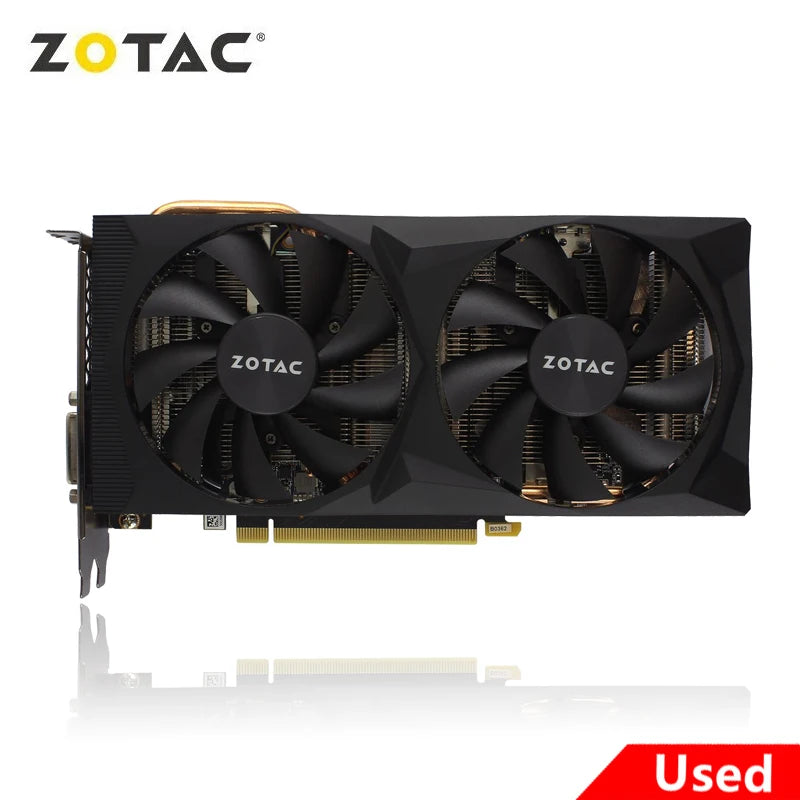 2024 Used ZOTAC RTX 2060 6GB Video Cards GPU RTX2060 GDDR6 192bit GAMING Graphic Card