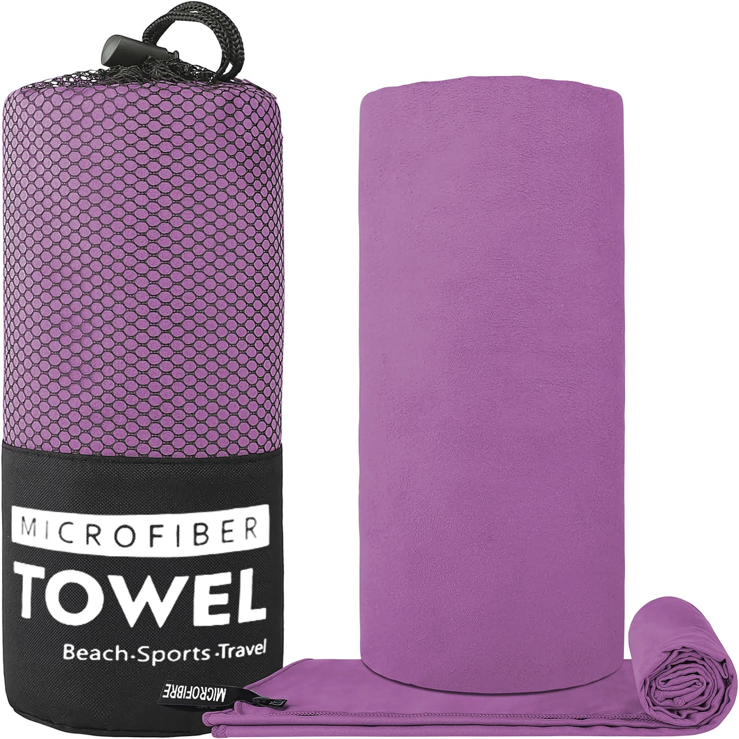 1-psc Microfiber Travel Towel, Quick Dry Towel Super Absorbent Compact Lightweight l for Beach, Gym, Pool,  Bath, Yoga