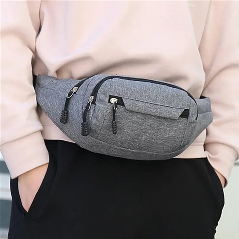 2024 Mobile Waist Bag for Men Women Multifunctional Large Capacity Belt Bag Anti Splash Wear-resistant Construction Site Pochete