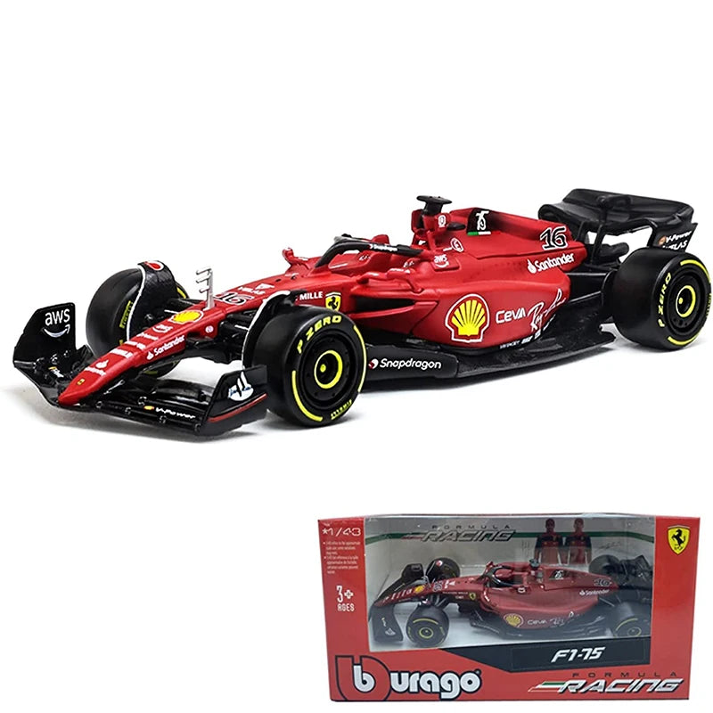 Bburago 1:43 Aston Martin AMR23 Mercedes W14 Red Bull RB19 Miami GP Ferrari SF23 Alpine A523 F1 Model Formula Car Static Racing