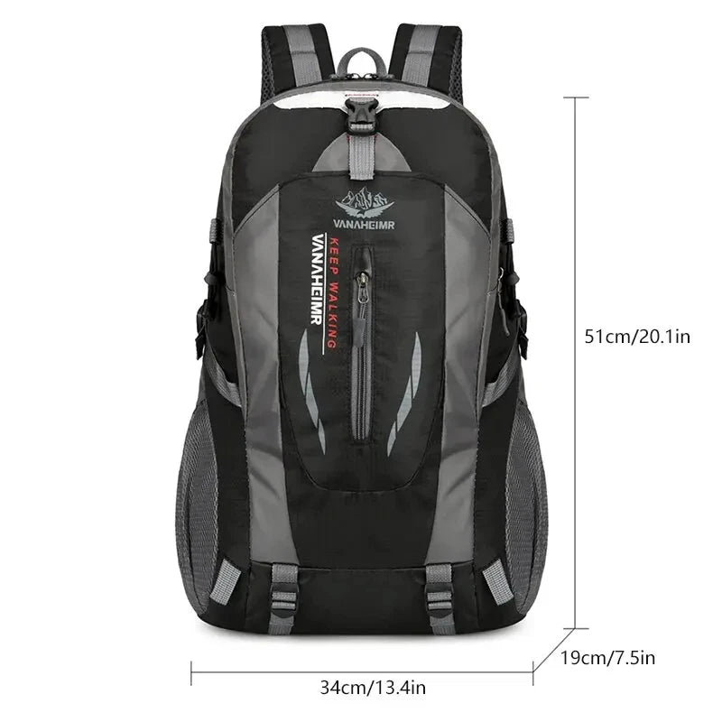 40L Outdoor Waterproof Large Capacity Hiking Bag