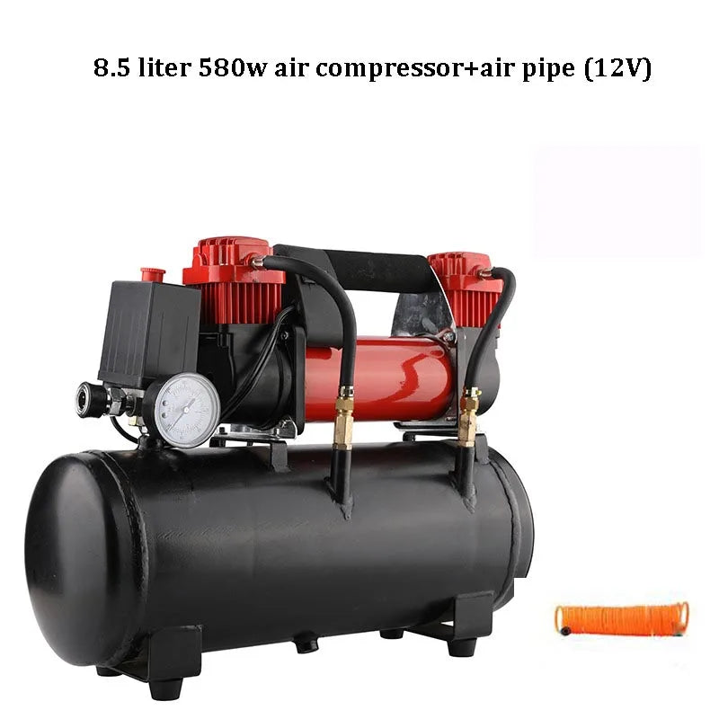 6L /8.5 L Portable Air Compressor Car Tire Inflator Pump Small Air Compressor for Woodworking Painting