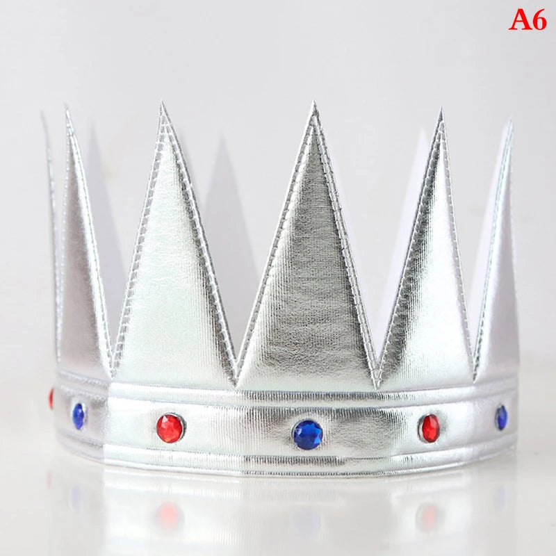 Birthday Crown Hats Girl Queen Hat Boys King Kids Adult Party Hats Party Decorations Crown Supplies