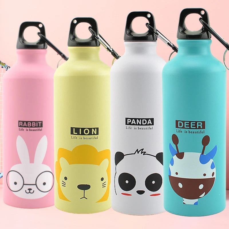 Bolttle Lovely Animals Creative Gift Outdoor Portable Sports Cycling Camping Hiking Bicycle School Kids Water Bottle