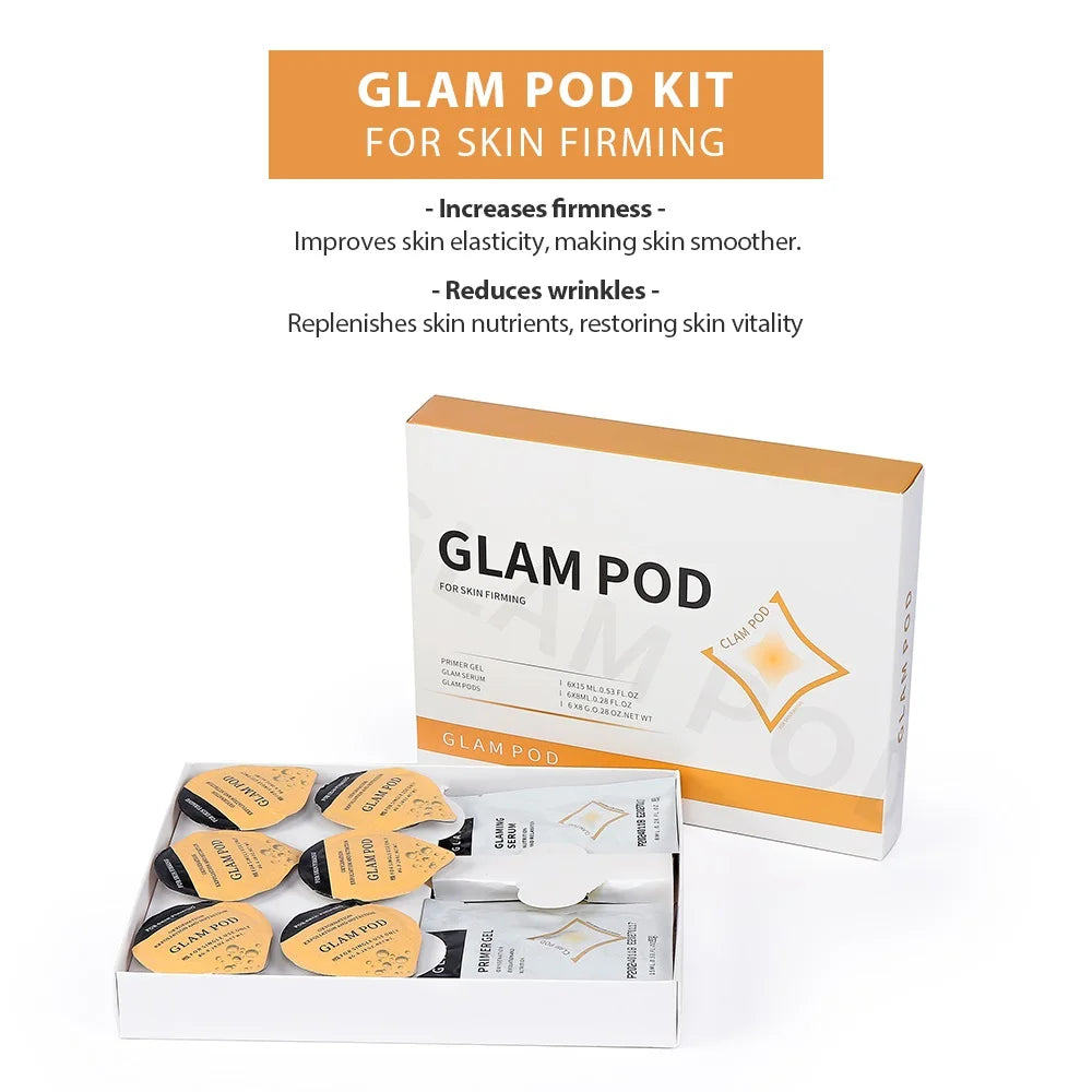 CO2 Pod Glam Pod For Bubble Facial Machine Facial Spa Revive Pods For Aqua Facial Machine Skincare CO2 Serum Gels Glam Pod