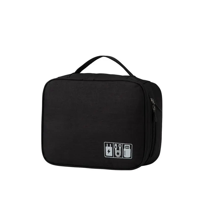 Cationic Digital Bag Portable Waterproof Data Cable Storage Box Travel Cosmetics Storage Bag