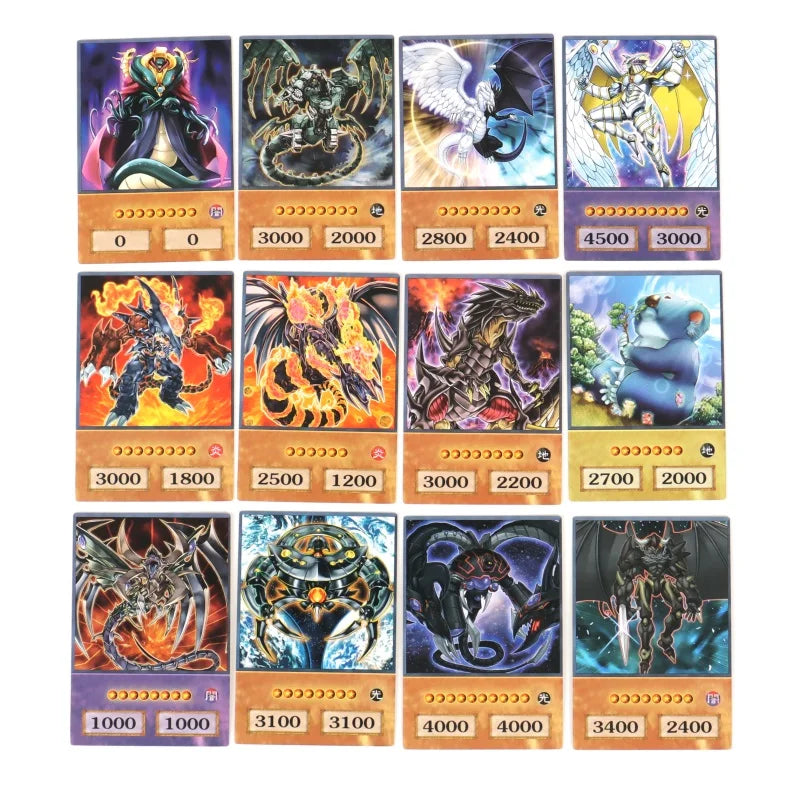 66-148PCS Yugioh Cards with Tin Box Yu Gi Oh Card English Holographic Golden Letter Duel Links Game Card Blue Eyes Exodia