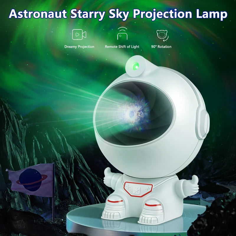 Astronaut Galaxy Projector Night Light Starry Sky Star USB Led Bedroom Decoration Night Lamp Remote Control Child Birthday Gift