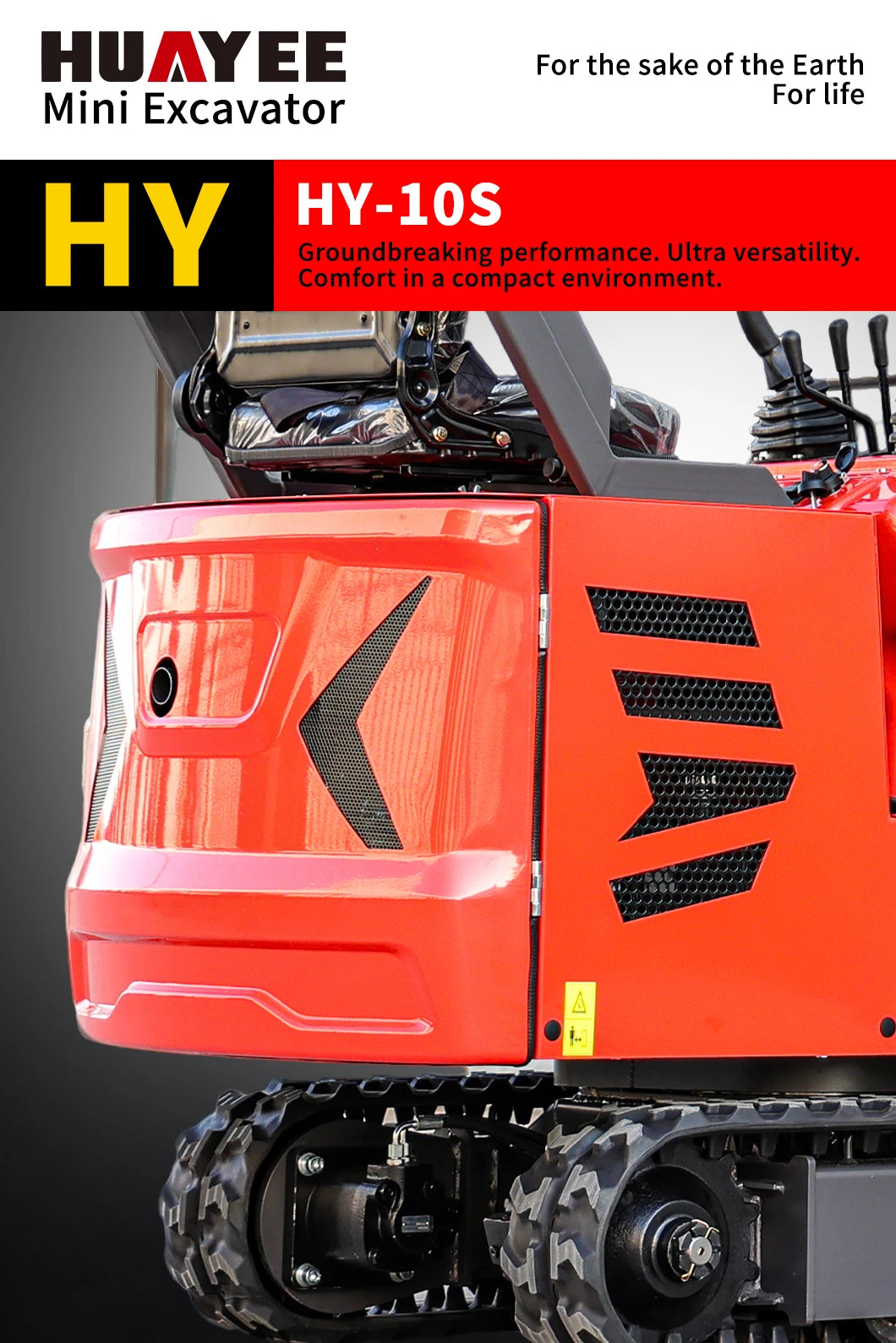 1 Ton Mini Excavator Customize Huayee Factory Factory Price Free shipping Epa Engine wholesale Excavator Crawler Excavator