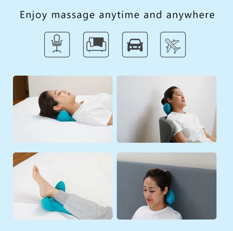 Cervical Spine Stretch Neck Shoulder Relaxer Cervical Muscle Relaxation Shoulder Massage Pillow Spine Correction Neck Massager