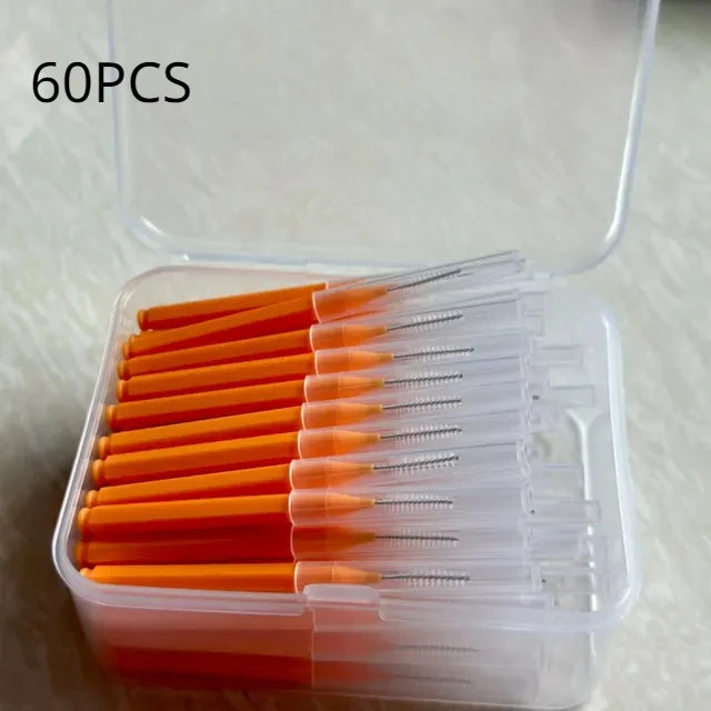 30/60/120Pcs Interdental Brushes Health Care Tooth Escova Interdental Cleaners Orthodontic Dental Teeth Brush Oral Hygiene Tool