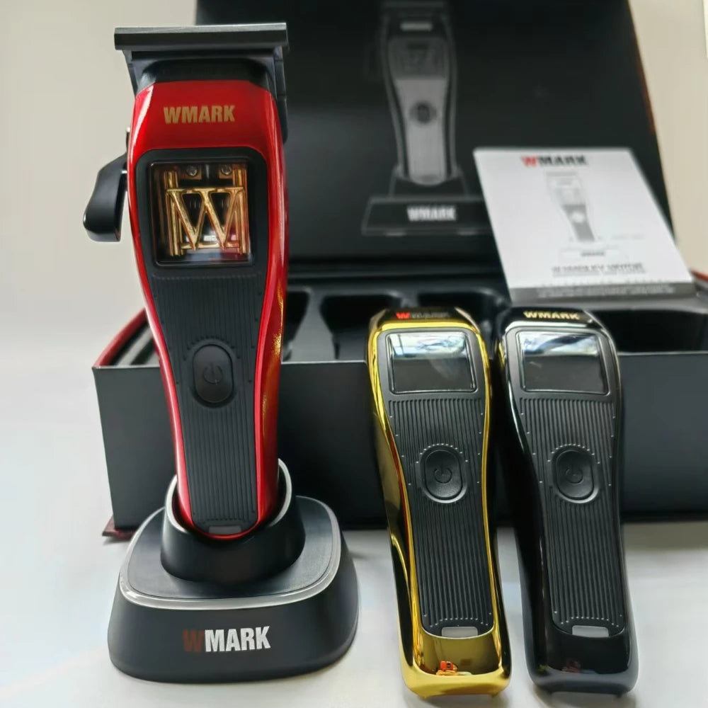 2024 New Electric Hair Trimmer WMARK NG-X1 MAGLEV HIGH SPEED HAIR CLIPPER Trimmer, DLC Powder Metallurgy T-style Blade