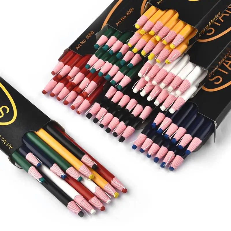 1/10/20/30pcs/Set Fabric Tailors Chalk Erasable Fabric Marker Patchwork Clothing DIY Sewing Tool Box Set Needlework Accessories