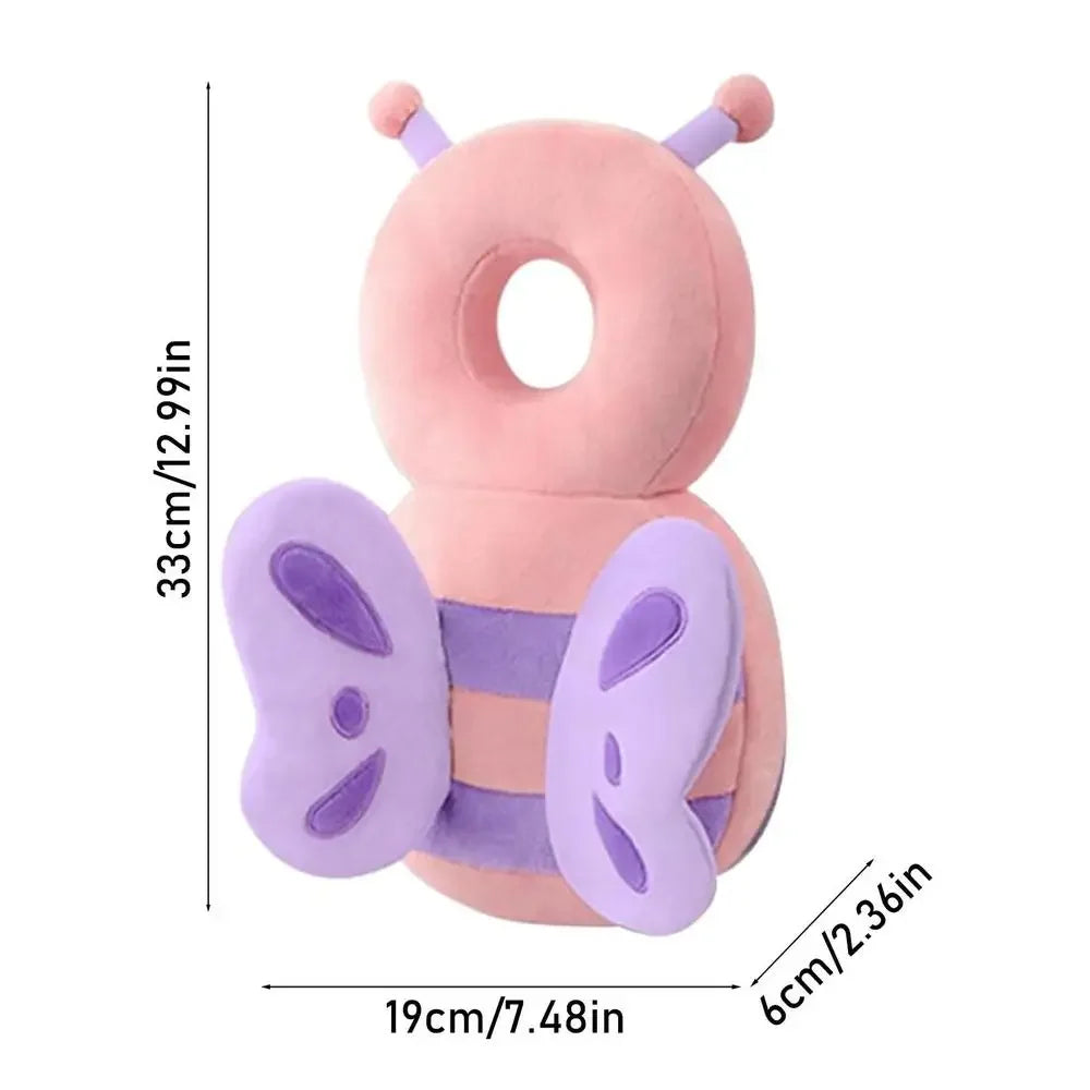 Baby Head Protector Backpack Pillow For Kids 1-3 Y Toddler Children Soft PP Cotton Protective Cushion Cartoon Security Pillows