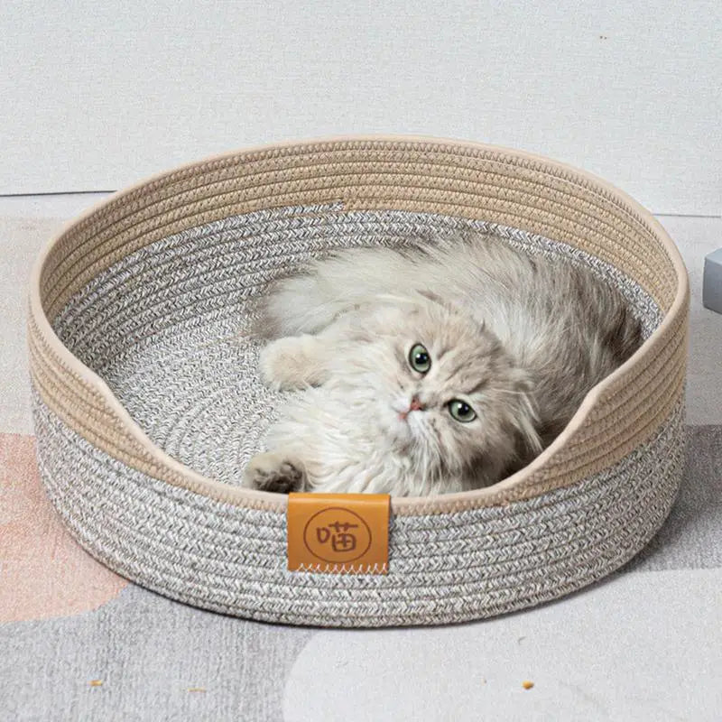 Cat Beds For Indoor Cats Washable Small Dog Bed Cat Scratcher Round Dog Calming Bed Washable Cat Sleeping Bed Pet Bed Dog Donut