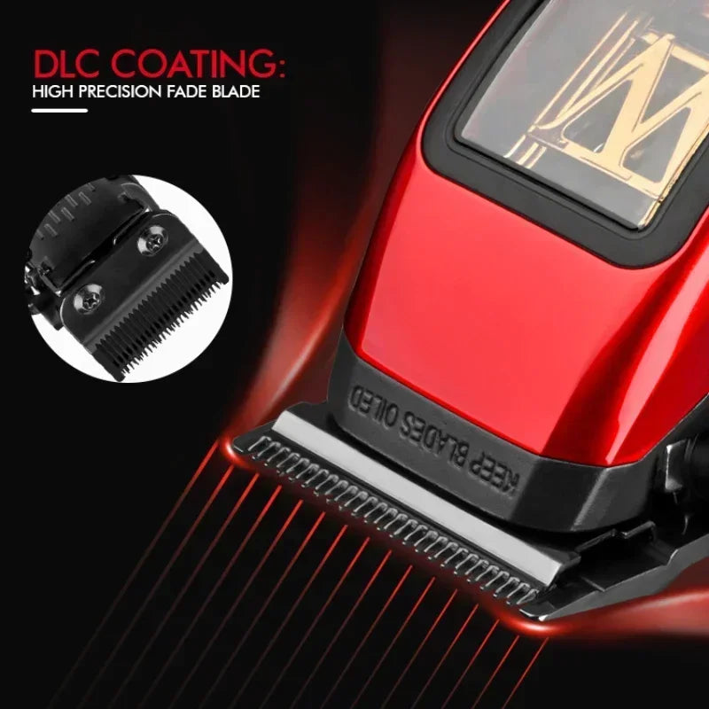 2024 New Electric Hair Trimmer WMARK NG-X1 MAGLEV HIGH SPEED HAIR CLIPPER Trimmer, DLC Powder Metallurgy T-style Blade