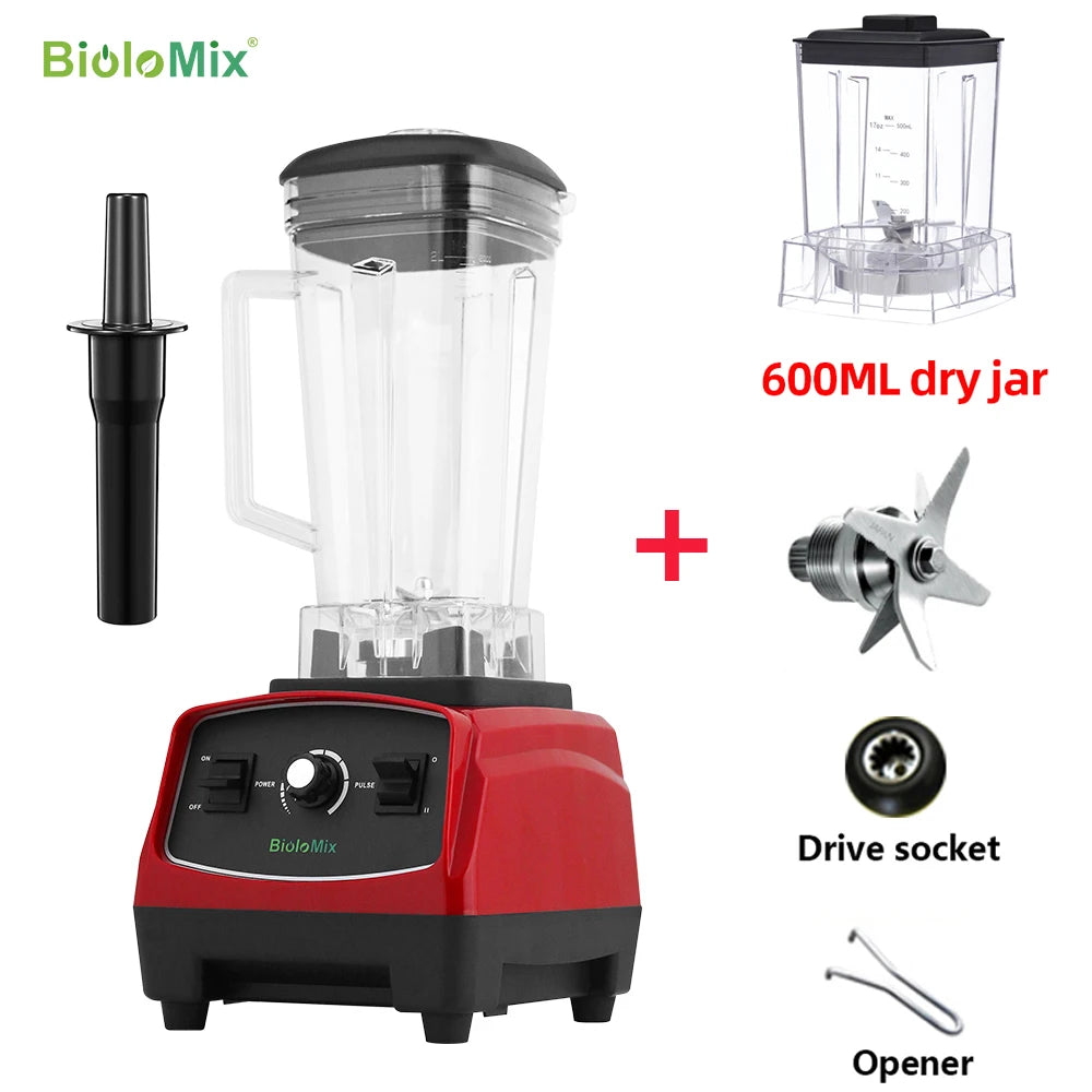 BPA Free 3HP 2200W Heavy Duty Commercial Grade Blender Mixer Juicer High Power Food Processor Ice Smoothie Bar Fruit Blender