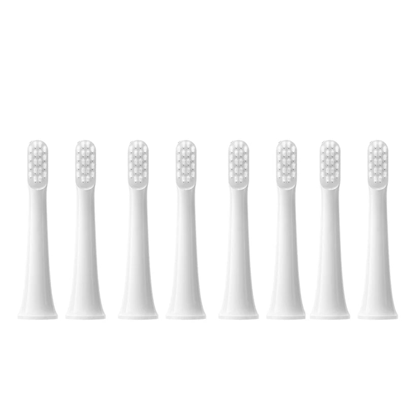 8PCS For XIAOMI MIJIA T100 Replacement Brush Heads Sonic Electric Toothbrush Vacuum DuPont Soft Bristle Suitable Nozzles