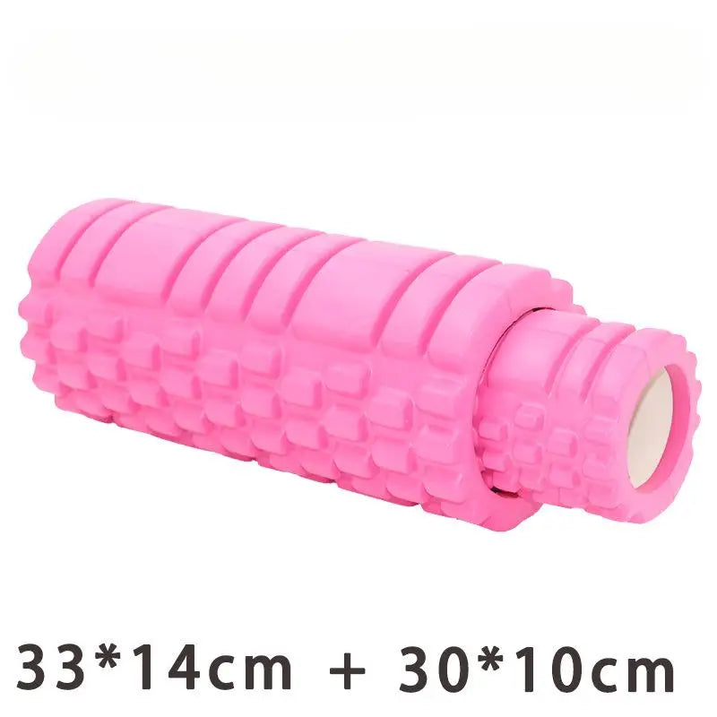 33cm EVA 2-In-1 Hollow Wolf Tooth Shaped Yoga Column Hollow Foam Roller Balance Bar Pilates Yoga Column Set