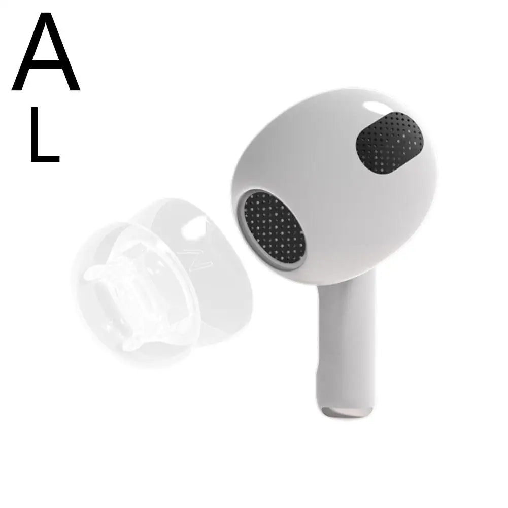 Anti Slip Silicon For Apple AirPods 4 Ear Tip Physical Noise Cancelling Headphone Covers Replacement Earbud Cap Eartips