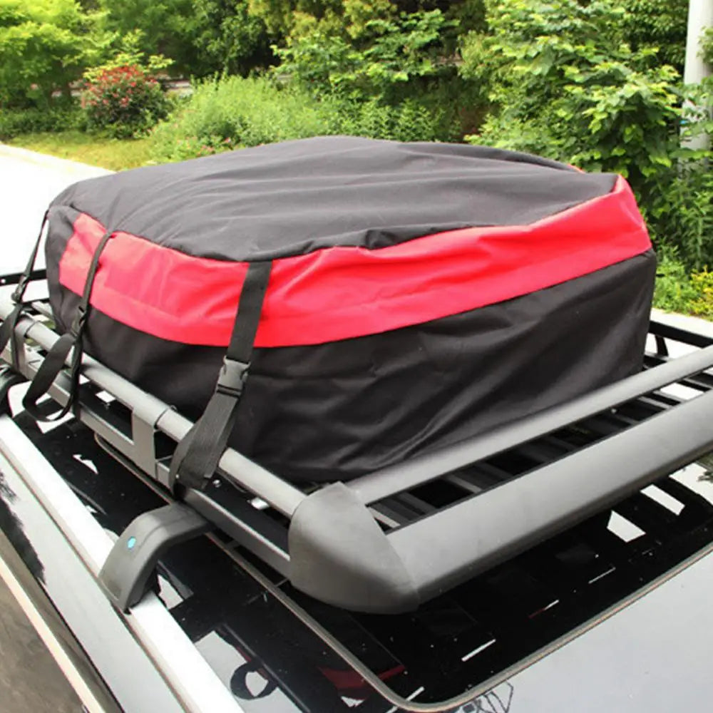 Cargo Box For Roof Rack Waterproof Roof Rack Storage Bag Roof Rack Luggage Box Travel Accessories Car Topper Luggage With Buckle