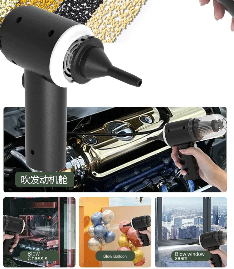 Car Vacuum Cleaner Portable Small Vacuum Cleaner For Multi Purpose Vehicles Small Household Pump Handheld Car Vacuum Cleaner