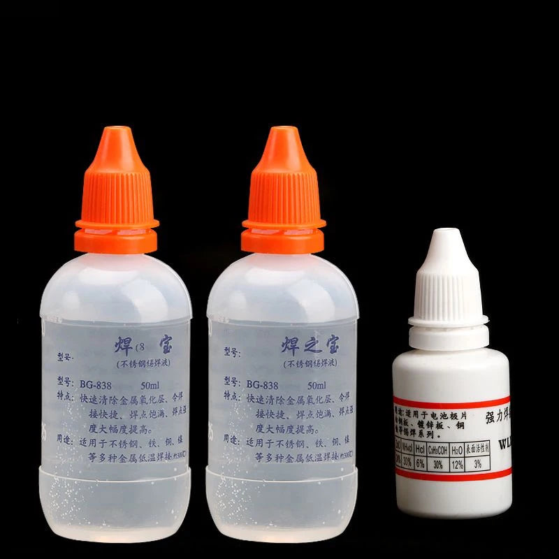 5/10/30/20g Soldering Flux Liquid Solders Water For Stainless Steel galvanized Sheet/Copper/Iron/ Battery Welding