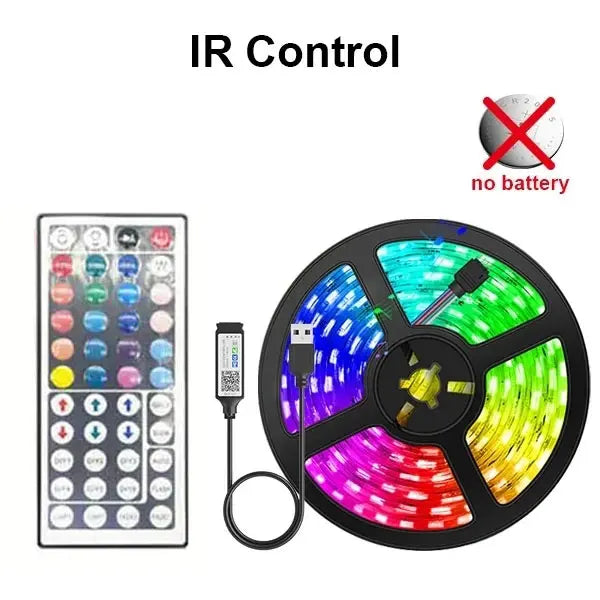 5V Usb Led Lights For Room 5050 Rgb Led Strip 5 10 Meter Diode Tape Gamer Decoration Ice String Bar Lighting Adhesive Led Ribbon