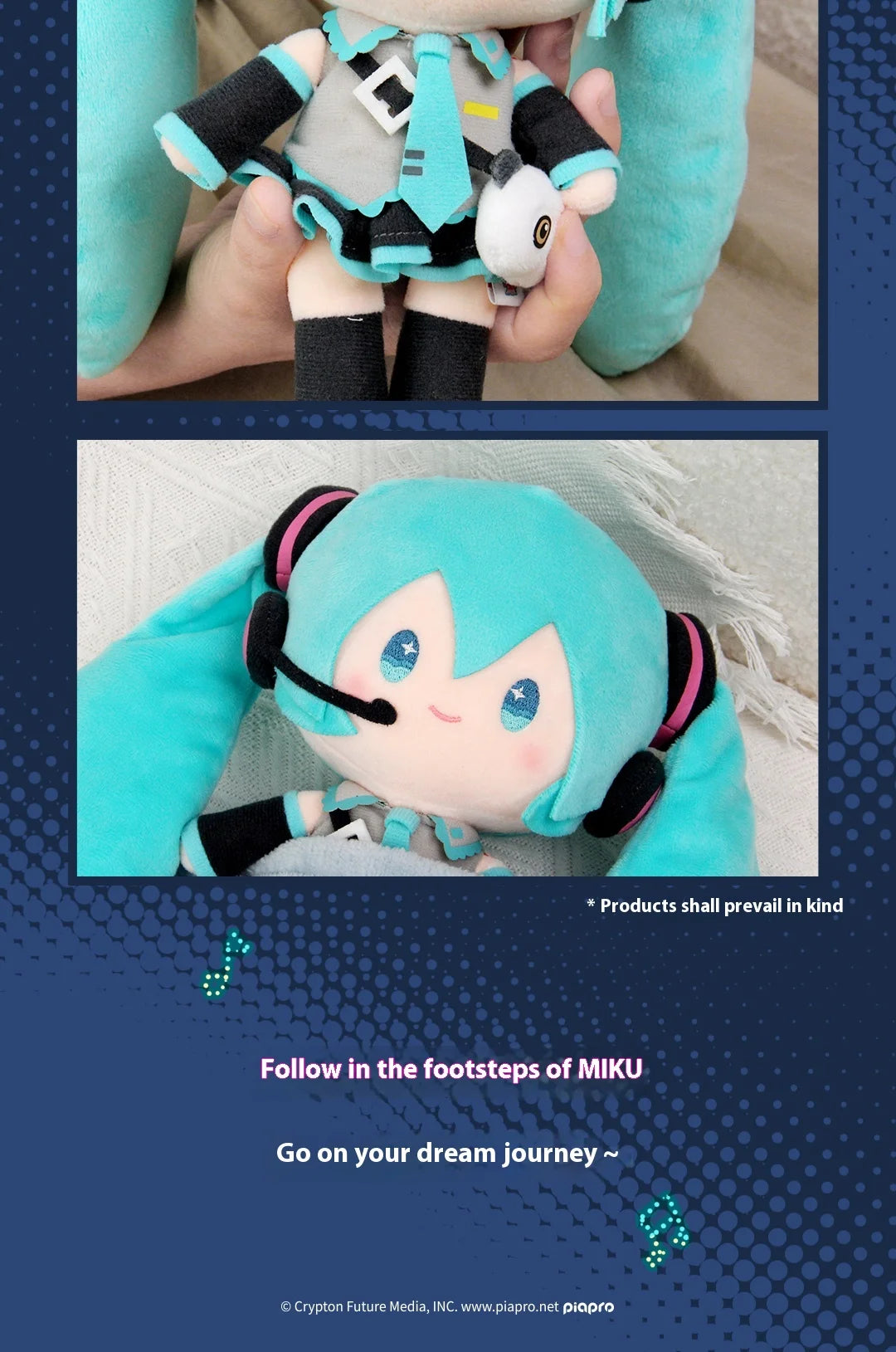 2024 New Genuine Vocaloid Hatsune Miku 2d Cute Sleep Doll panda Headphone Bag Kawaii Two-Dimensional Girls Birthday Gift