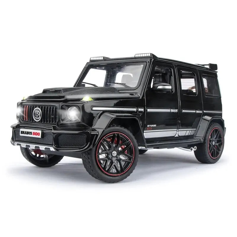 1/32 G700 Alloy Car Model Simulation Toy Diecast Vehicles Off-road SUV With Sound N Light Collectible Kids' Gift 1/32 G700 Alloy